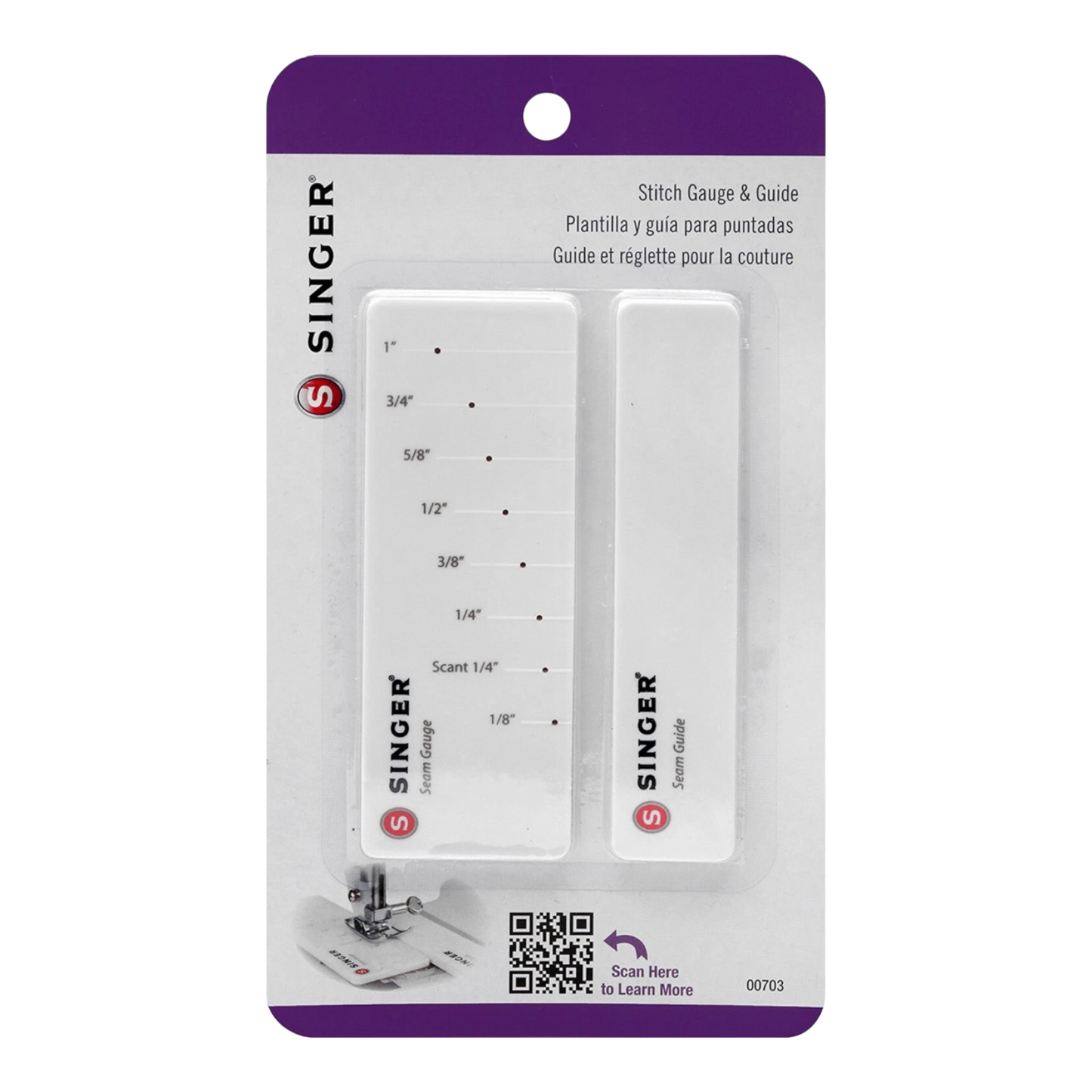 Singer Sewing Machine Stitch Gauge & Seam Guide sewing and quilting product