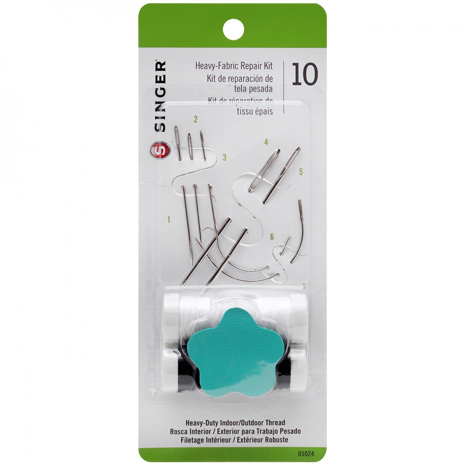 Heavy Fabric Repair Kit for patchwork, quilting and sewing