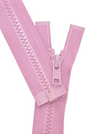 Separating Zippers Holiday Pink 559 mm for bag making and sewing projects