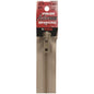 Separating Zippers Khaki - Size: 559 mm for bag making and sewing projects