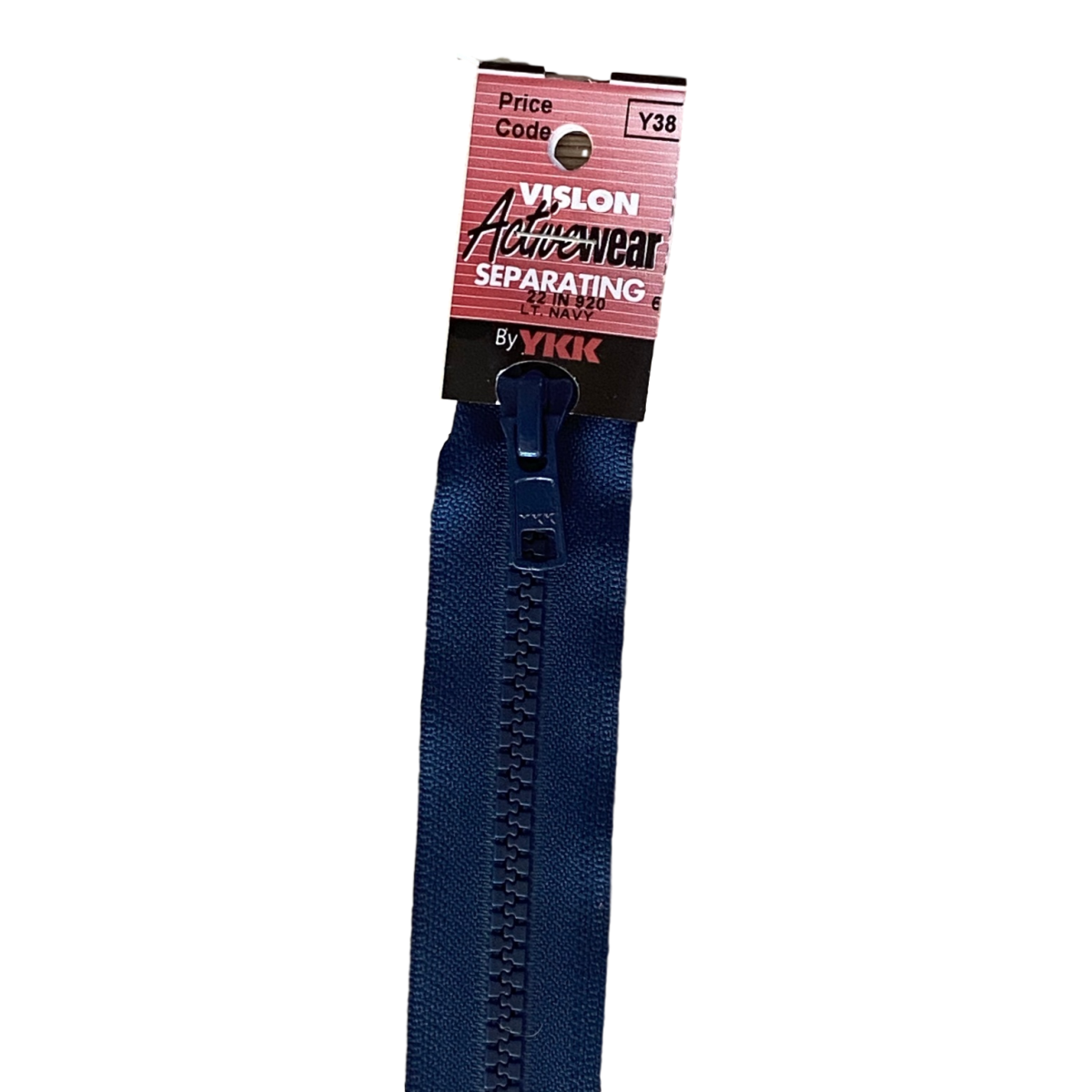 Separating Zippers Burnt Orange - 559 mm for bag making and sewing projects