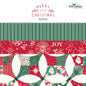 Merry Little Christmas 10″ Square Bundle – 42 Pre‑Cut Fabric Squares for patchwork, quilting and sewing