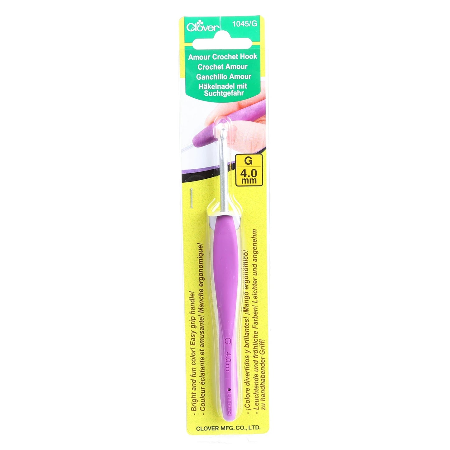Clover Amour Crochet Hooks - Size: G: 4.00 mm