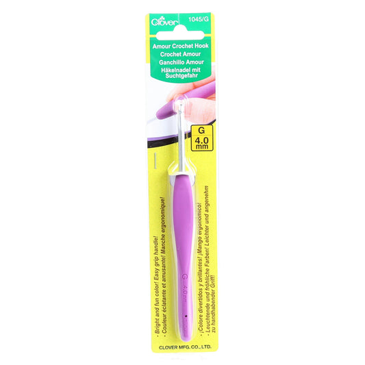 Clover Amour Crochet Hooks - Size: G: 4.00 mm