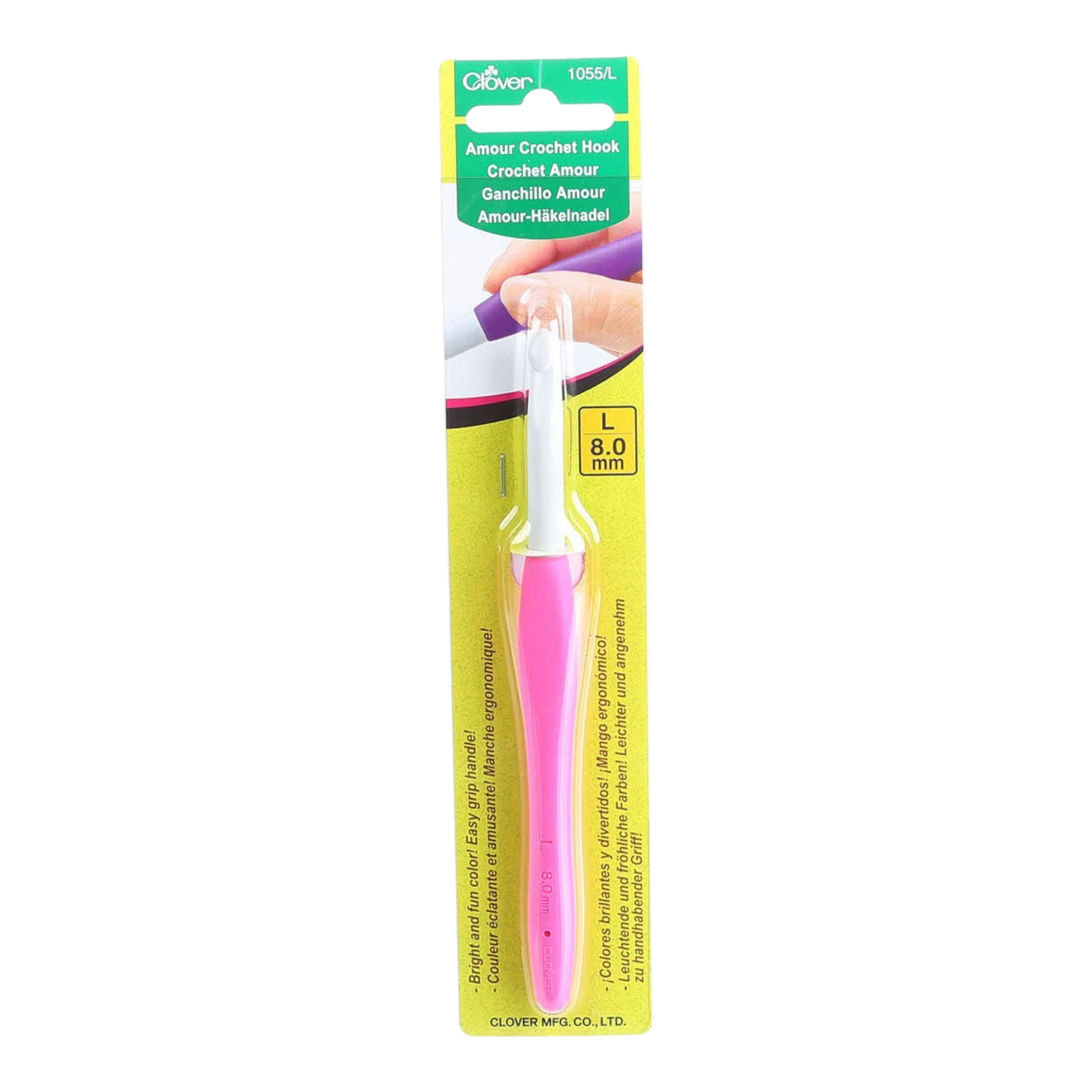 Clover Amour Crochet Hook Size L - 8.00 mm for crochet and yarn projects