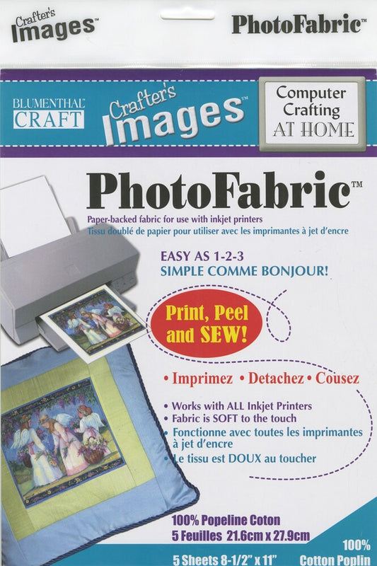Photo Fabric Computer Crafting at Home Poplin Sheets 5pk for patchwork, quilting and sewing
