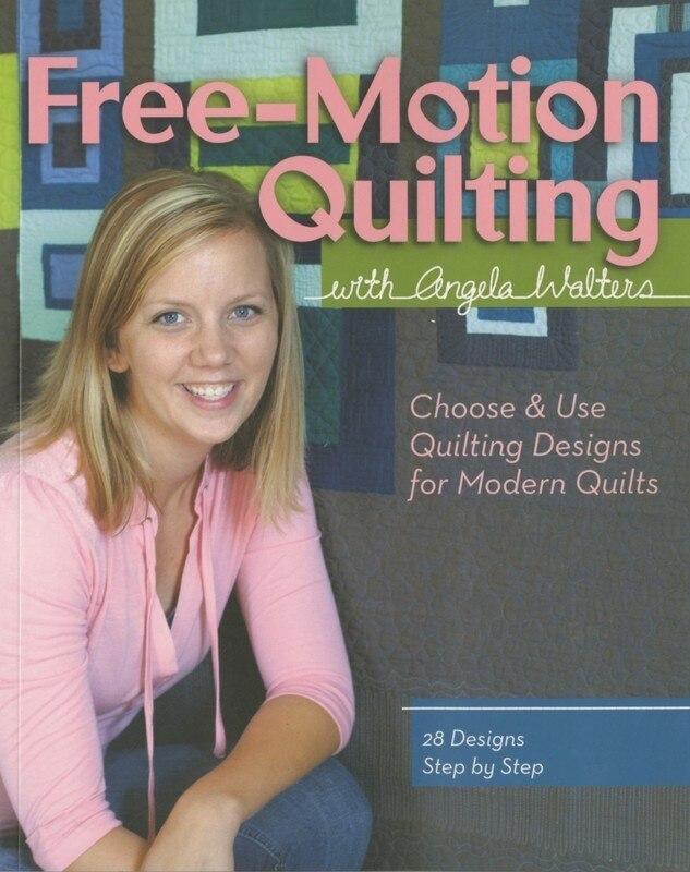 Angela Walters - Free Motion Quilting Softcover Book , quilting and craft projects