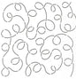 Quilt Stencil Large Loop Background - 279 mm for precise cutting, marking and patchwork