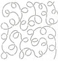 Quilt Stencil Large Loop Background - 279 mm for precise cutting, marking and patchwork