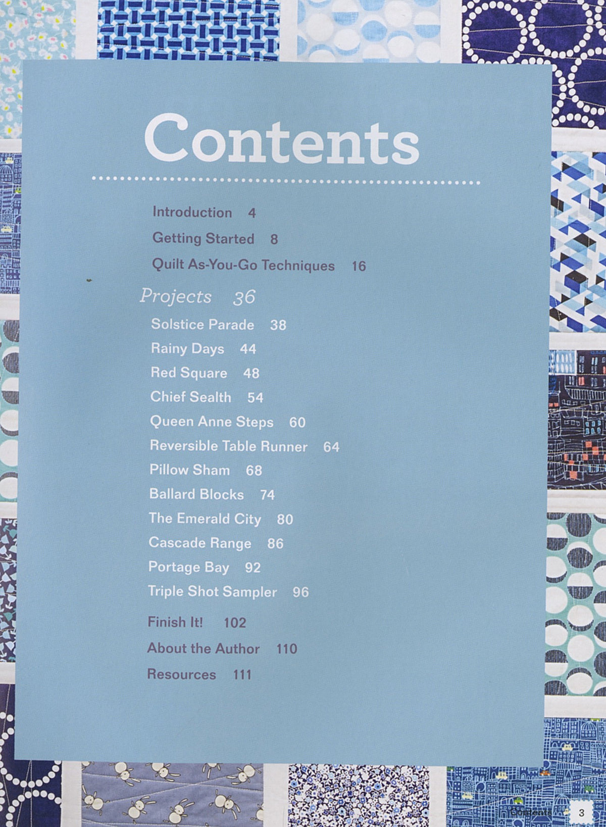Quilt As-You-Go Made Modern Book – book preview 2