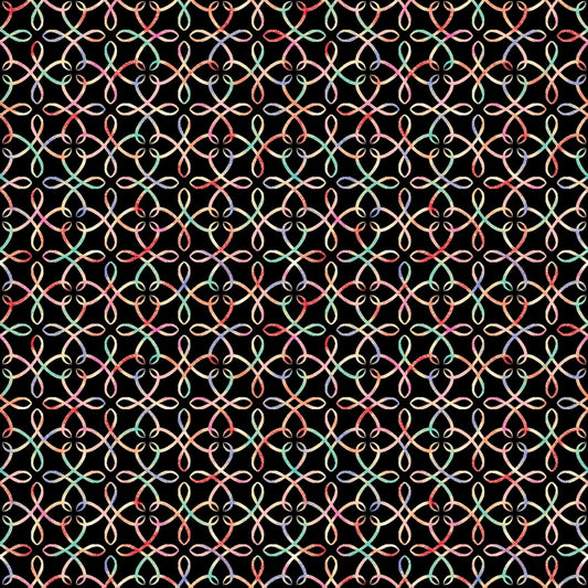 Summer Buzz - Black Foulard sewing and quilting product
