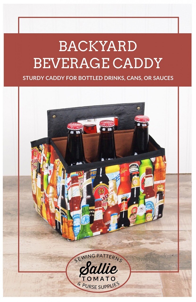Backyard Beverage Caddy Pattern , quilting and craft projects
