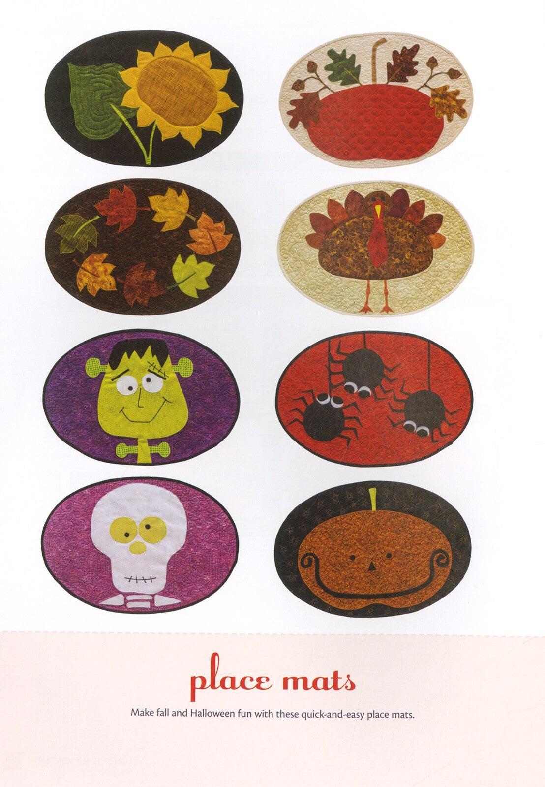 Festive Fall Quilt Book , quilting and craft projects