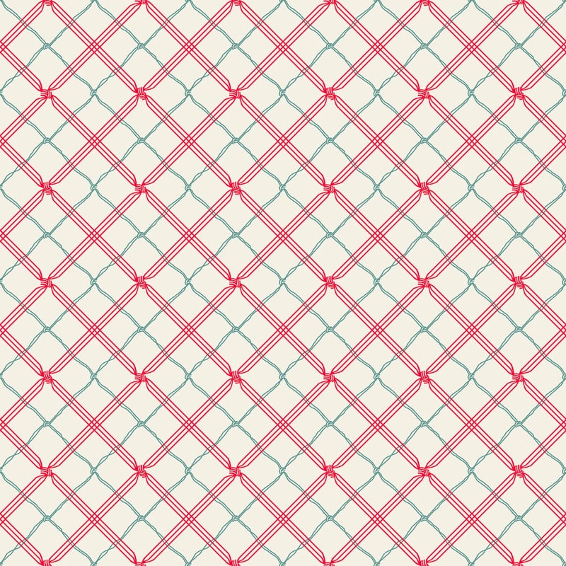 Holiday Stitches - Cream Plaid sewing and quilting product