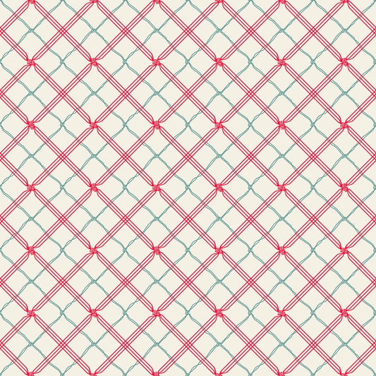 Holiday Stitches - Cream Plaid sewing and quilting product