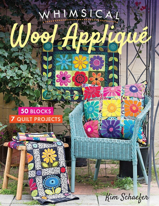 Whimsical Wool Applique Book , quilting and craft projects