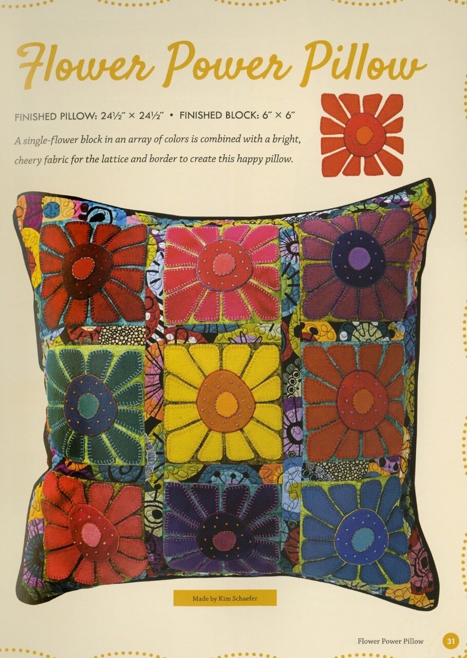 Whimsical Wool Applique Book , quilting and craft projects