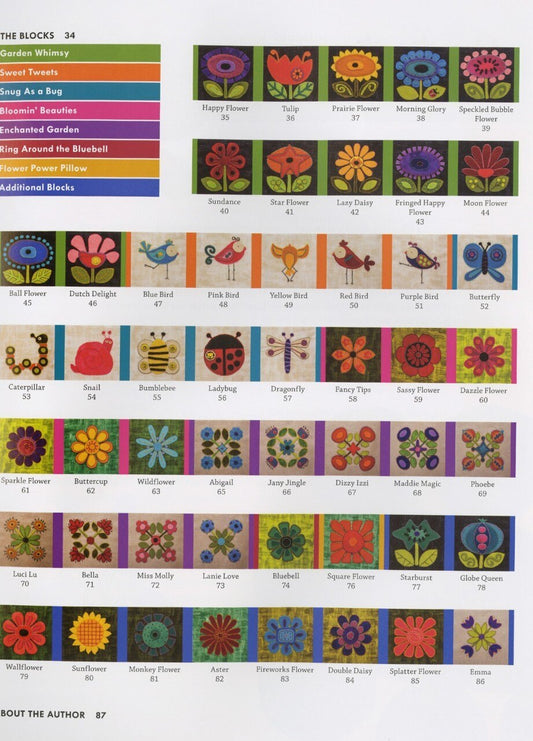 Whimsical Wool Applique Book , quilting and craft projects