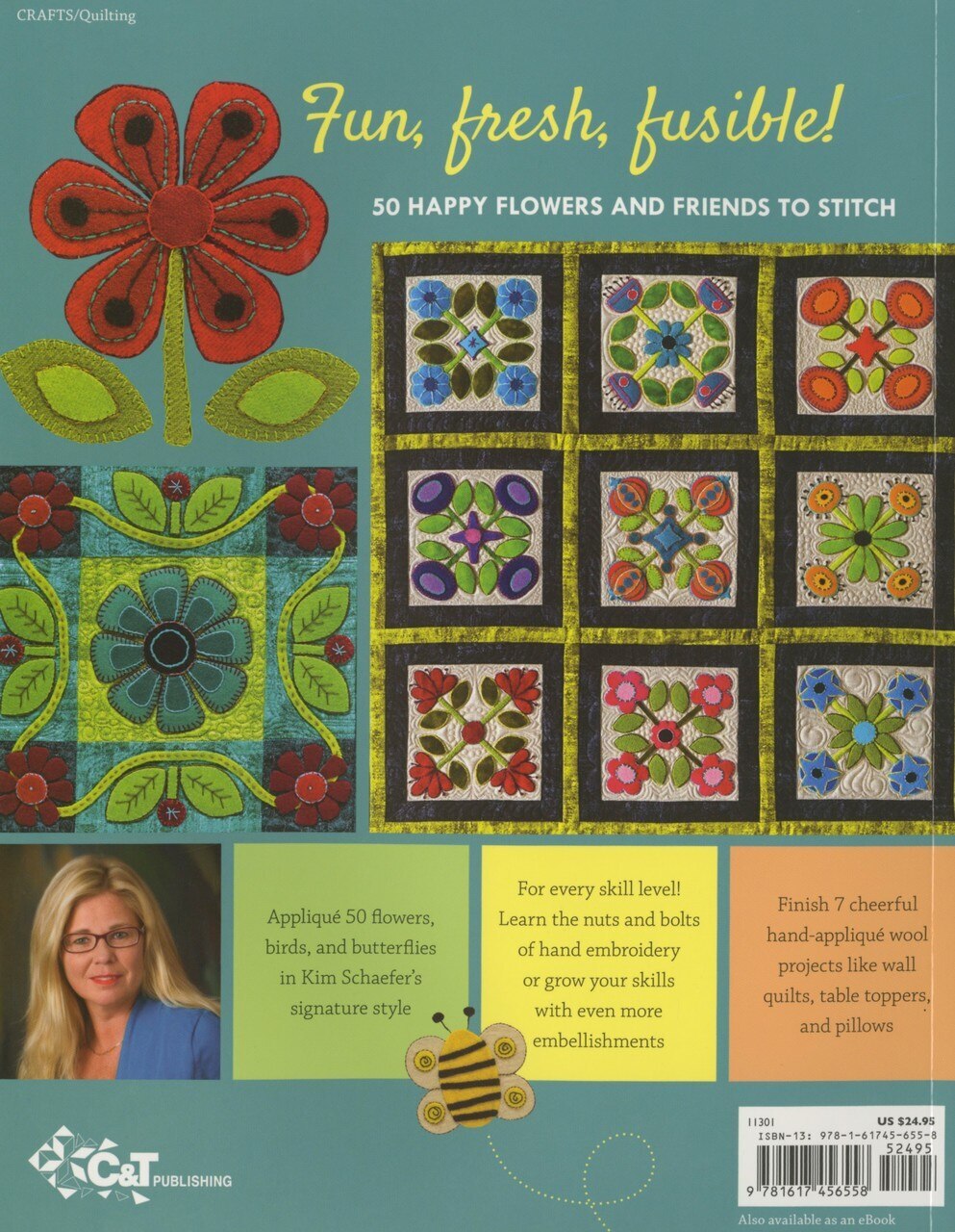 Whimsical Wool Applique Book , quilting and craft projects