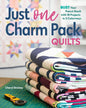 Just One Charm Pack Quilts Book for patchwork, quilting and sewing