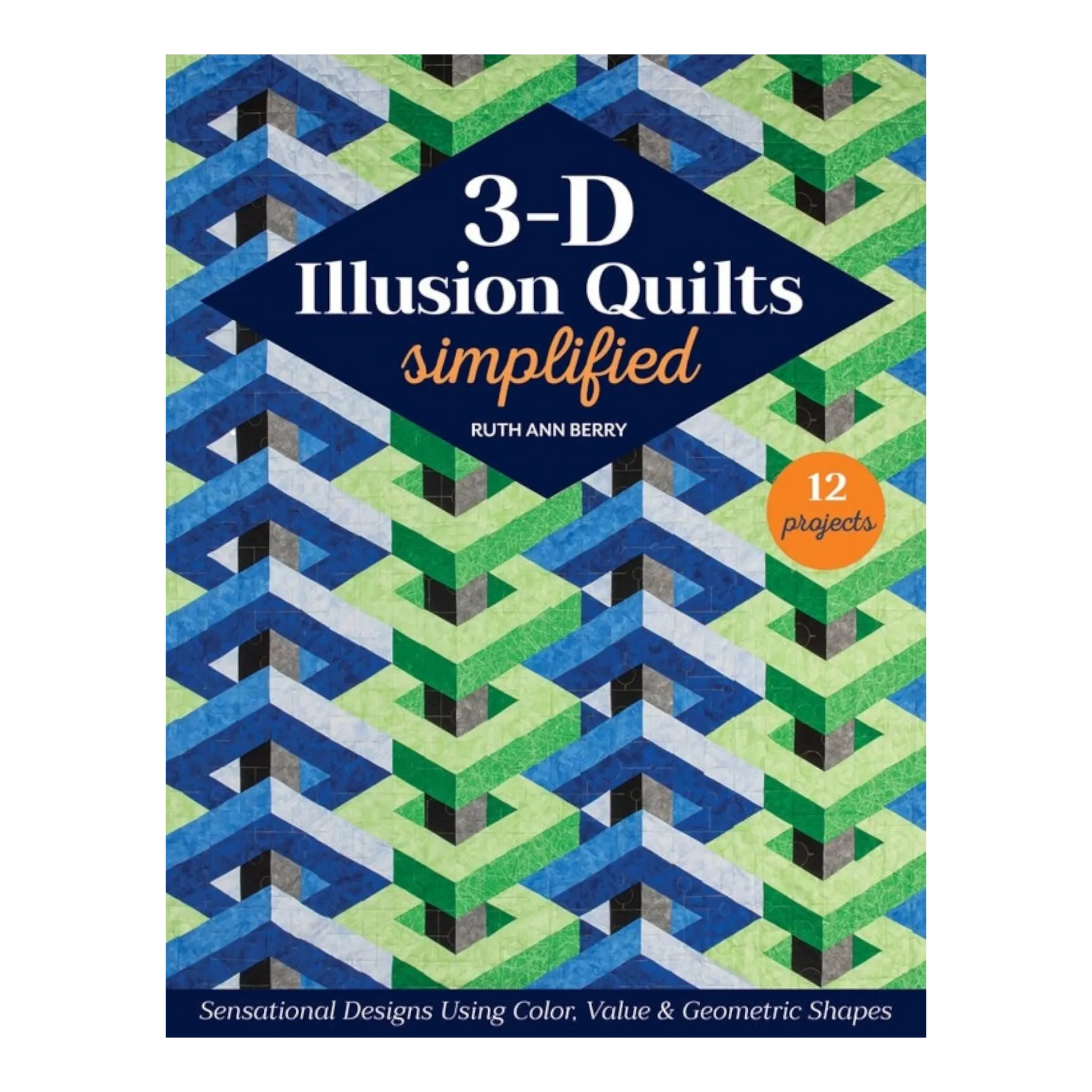 3-D Illusion Quilts Simplified Book , quilting and craft projects