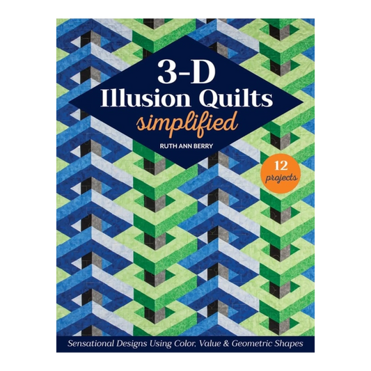3-D Illusion Quilts Simplified Book , quilting and craft projects