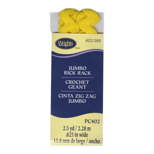 Jumbo Rick Rack Canary sewing and quilting product