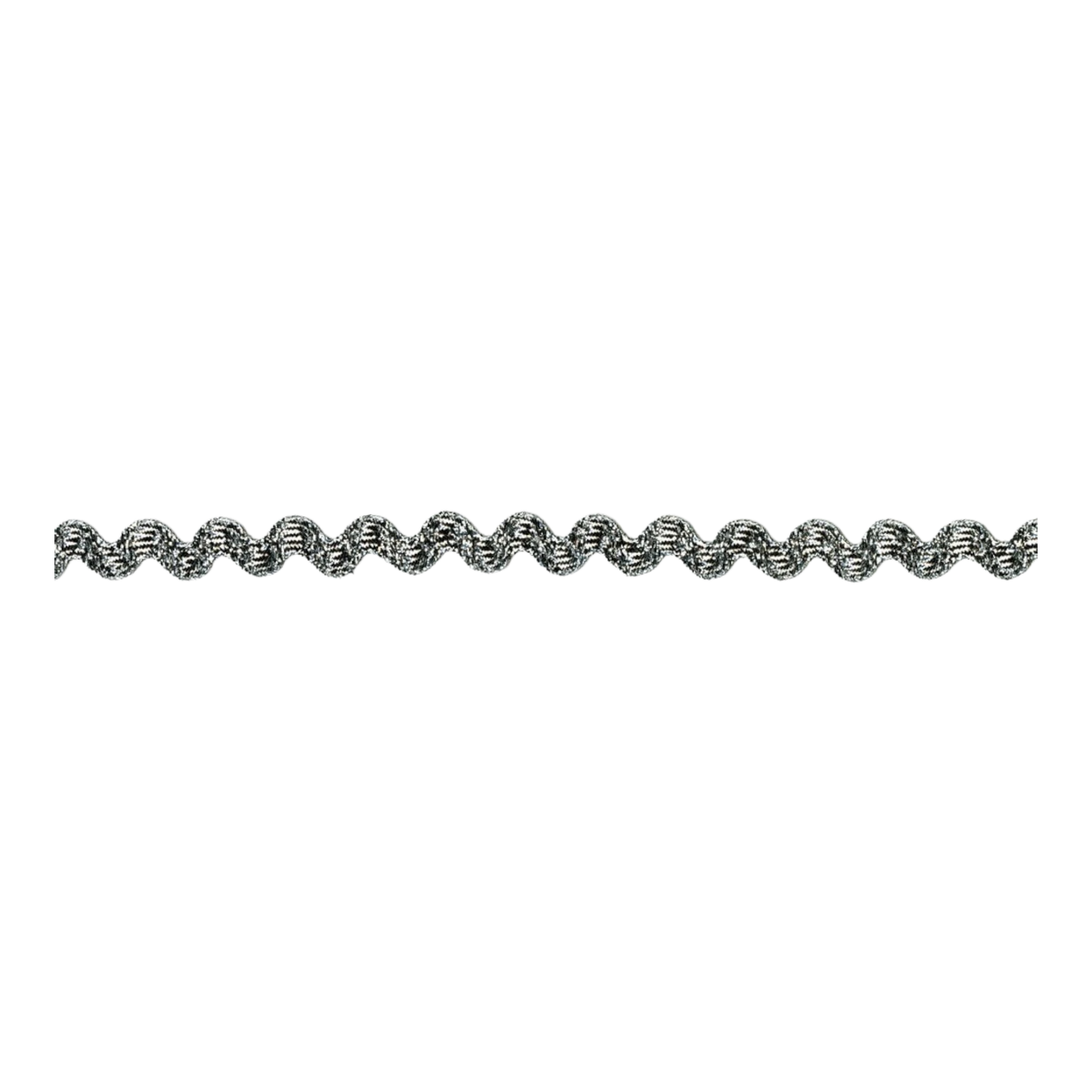 Medium Rick Rack - Metallic Silver sewing and quilting product