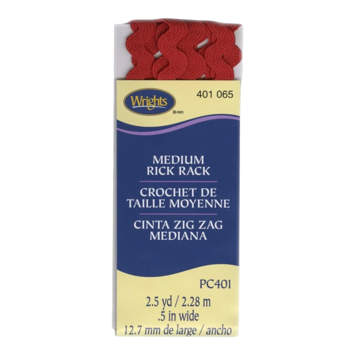 Medium Rick Rack - Red