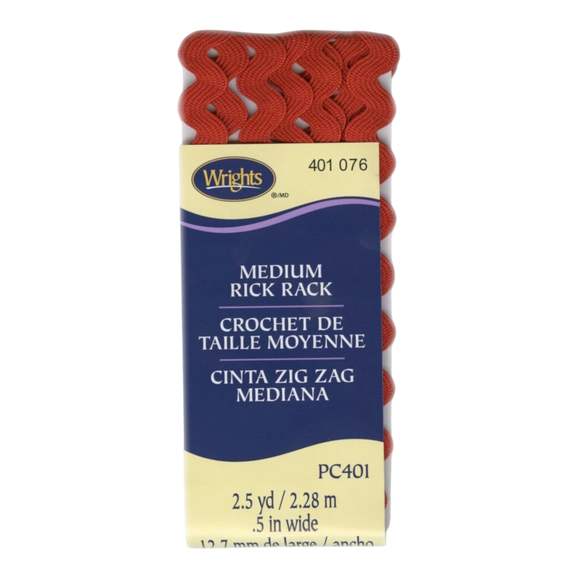 Medium Rick Rack - Scarlet sewing and quilting product