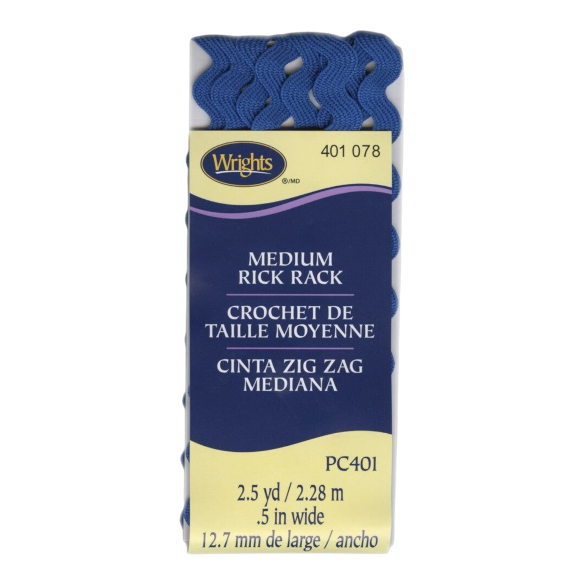 Medium Rick Rack - Yale Blue sewing and quilting product