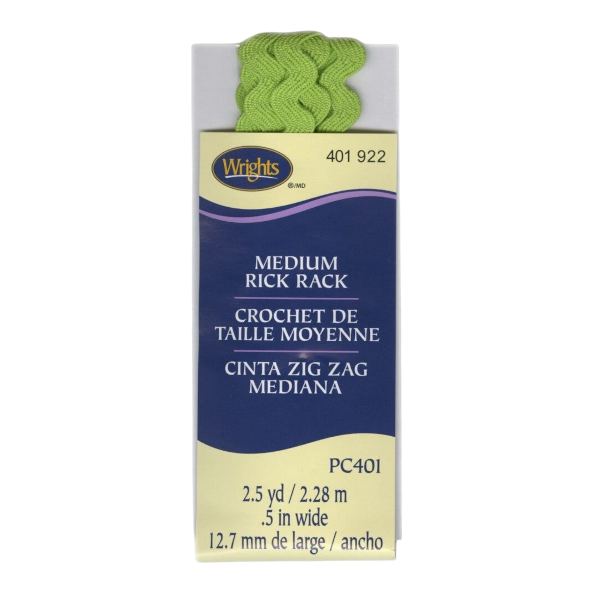 Medium Rick Rack - LEAF GREEN sewing and quilting product