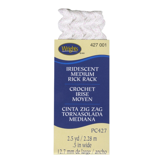 Medium Rick Rack - IRIDESCENT sewing and quilting product