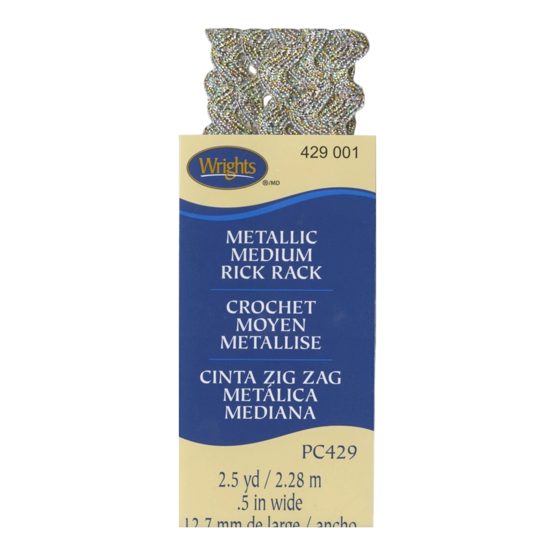 Medium Rick Rack - Rainbow Metallic sewing and quilting product