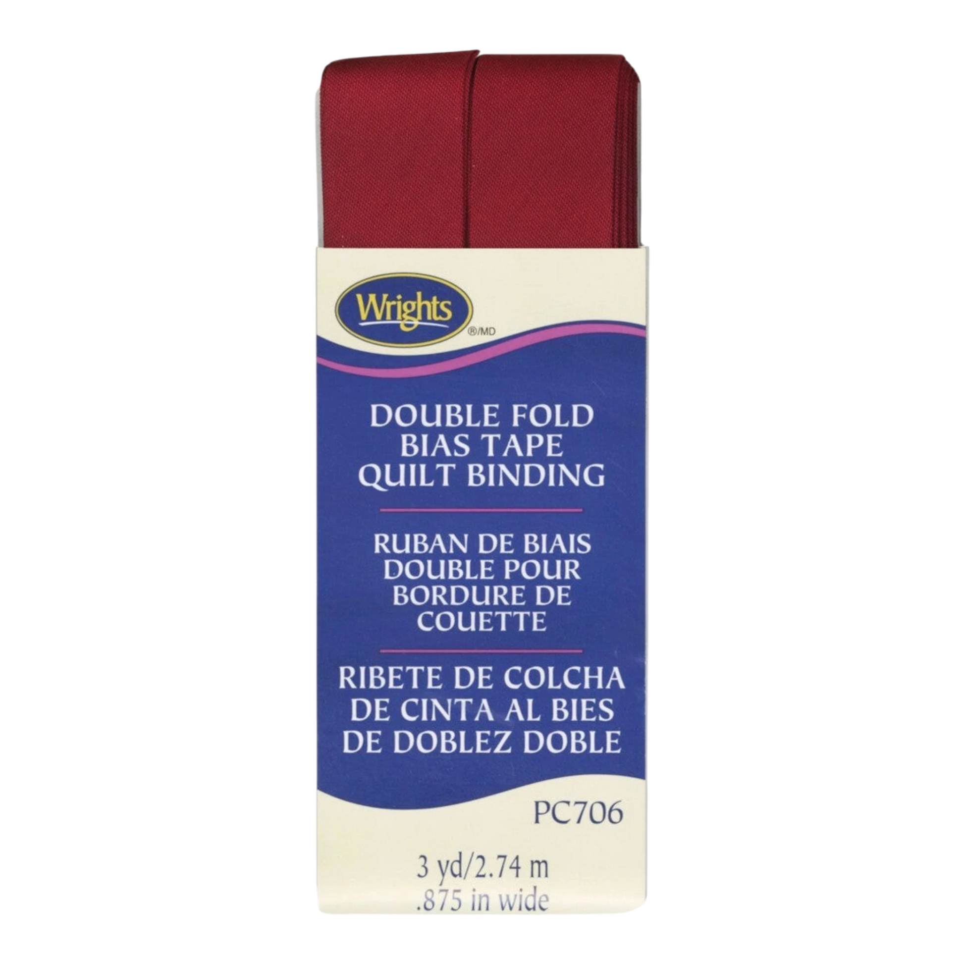 Double Fold Quilt Binding - SCARLET , quilting and neat fabric finishing