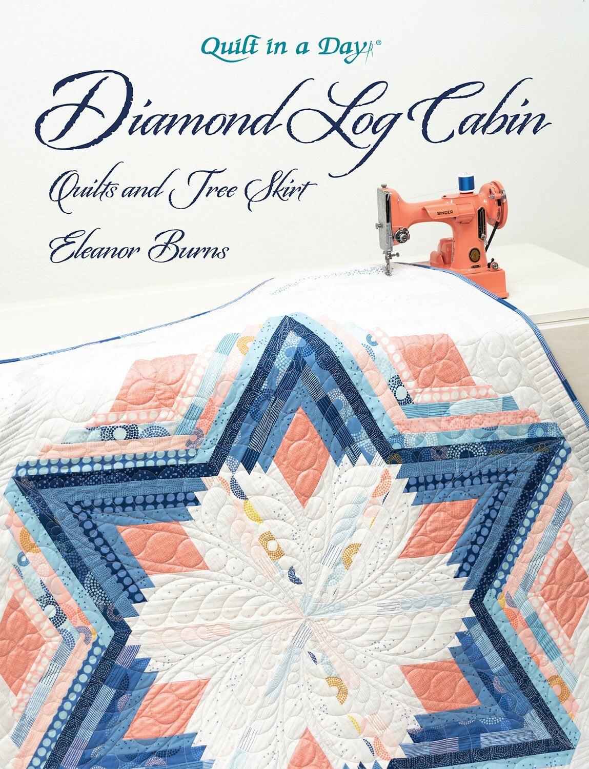 Diamond Log Cabin Quilts and Tree Skirt Book , quilting and craft projects