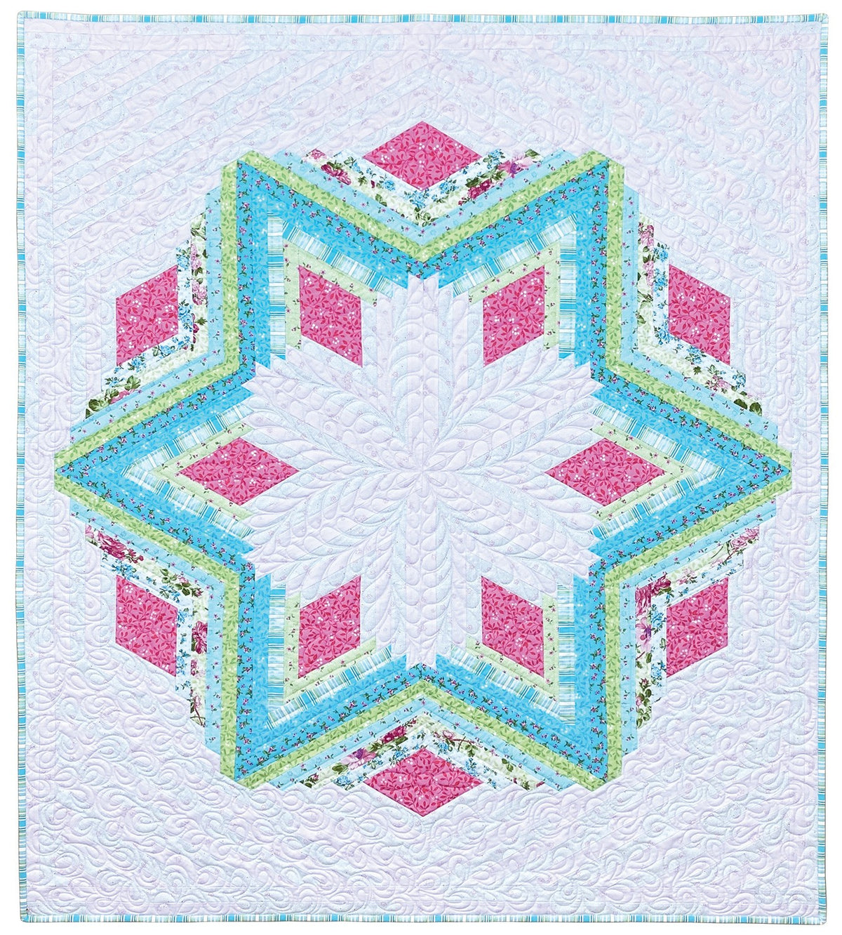 Diamond Log Cabin Quilts and Tree Skirt Book – book preview 2