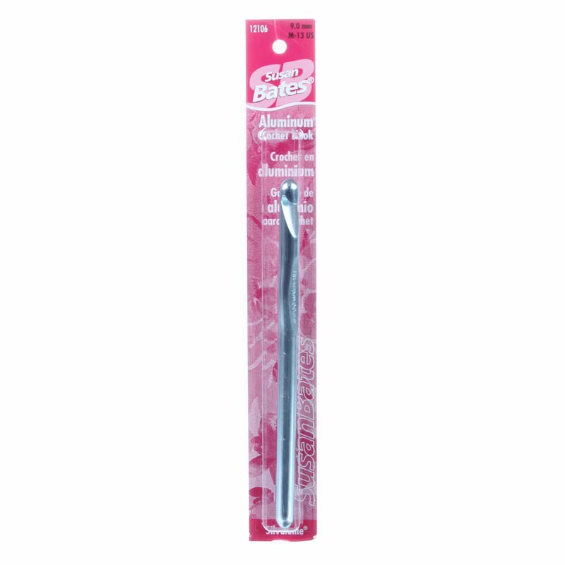 Susan Bates - Crochet Hook Size L11 (8 mm)Silvalume for crochet and yarn projects