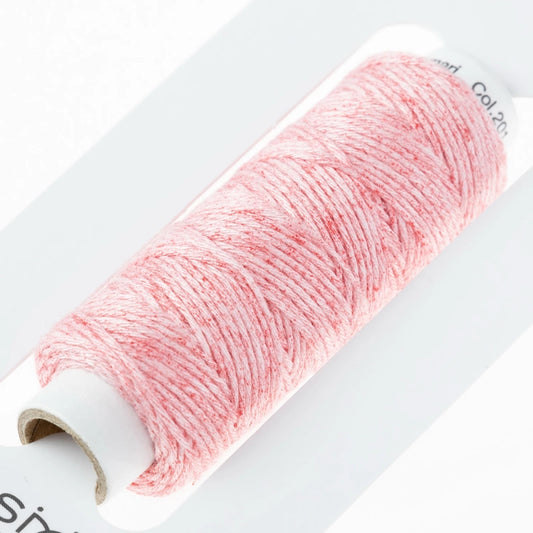 Cosmo Hidamari Sashiko Thread - STRAWBERRY MILK , piecing and stitching