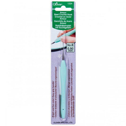 Amour Crochet Hook Steel Size 8 (0.90 mm) for crochet and yarn projects