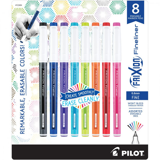 Frixion Fineliner 8pk - Assorted Colours sewing and quilting product