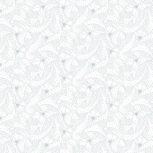 Quilters Flour V - White on White Dotted Geo sewing and quilting product