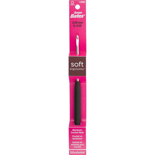 Silvalume Ergonomic Crochet Hook 3.5 mm for crochet and yarn projects