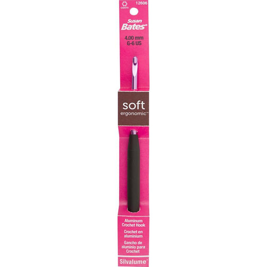 Silvalume Ergonomic Crochet Hook 4.0 mm for crochet and yarn projects