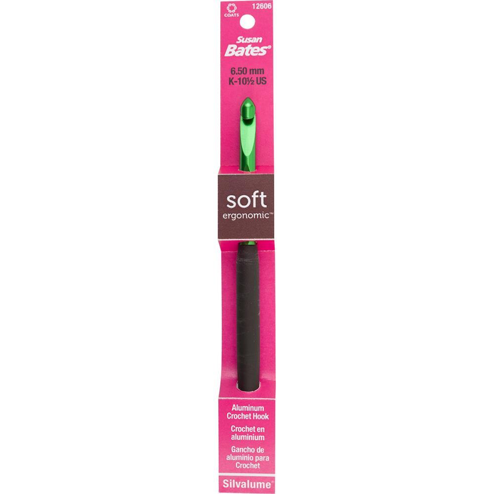 Silvalume Ergonomic Crochet Hook 6.5 mm for crochet and yarn projects