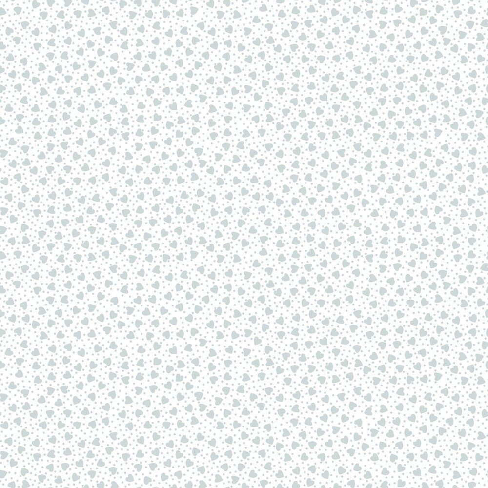 Quilters Flour V - White on White Small Hearts sewing and quilting product