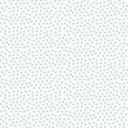 Quilters Flour V - White on White Small Hearts sewing and quilting product