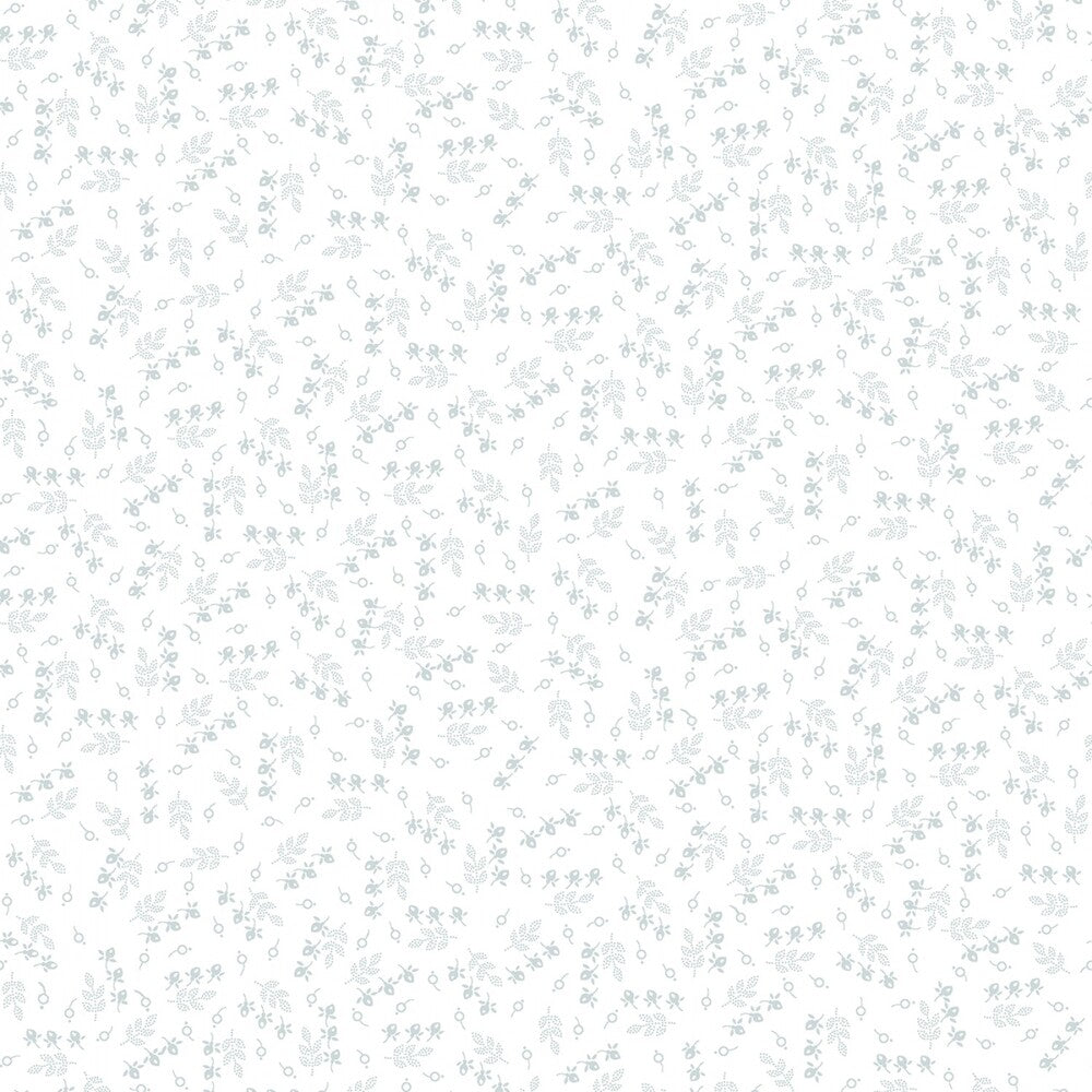Quilters Flour V - White on White Ditsy Berries sewing and quilting product