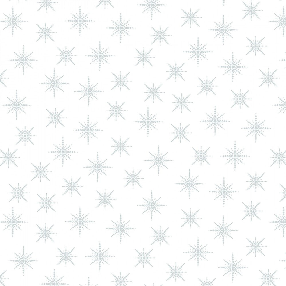 Quilters Flour V - White on White Dotted Stars sewing and quilting product