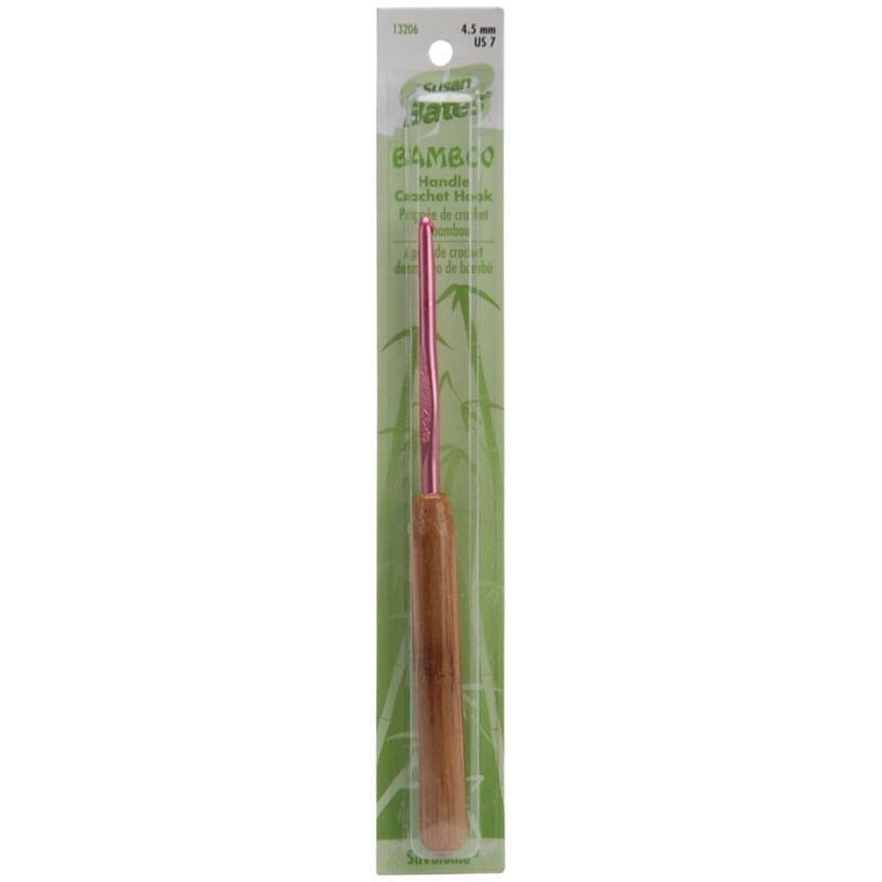 Susan Bates Crochet Hook with Bamboo Handle J10: 6 mm for crochet and yarn projects